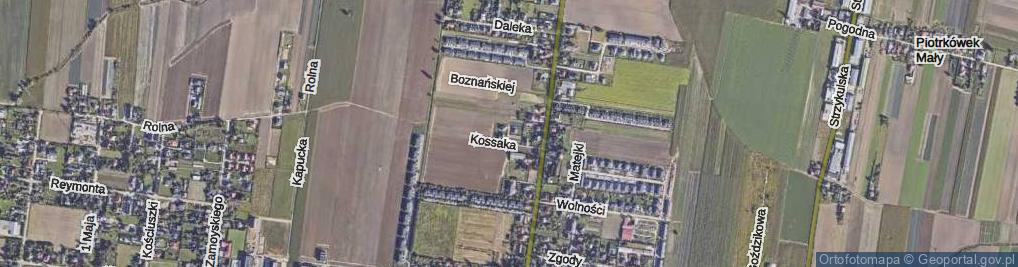 Zdjęcie satelitarne Promyka ul.